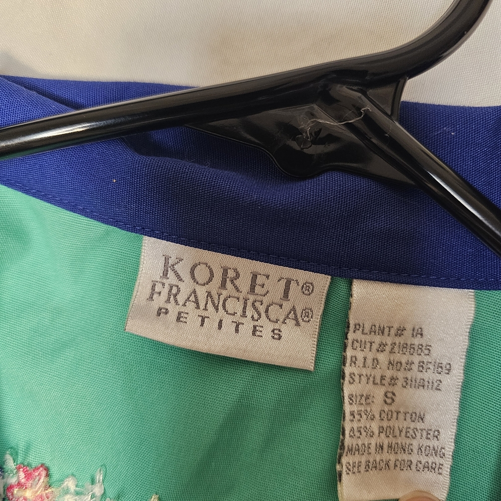 Vintage Koret Francisca Patchwork Jacket With Flo… - image 2